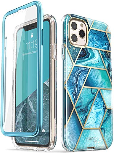 i-Blason Cosmo Series Case for iPhone 11 Pro 5.8 inch, Slim Full-Body Stylish Protective Case with Built-in Screen Protector (Ocean)