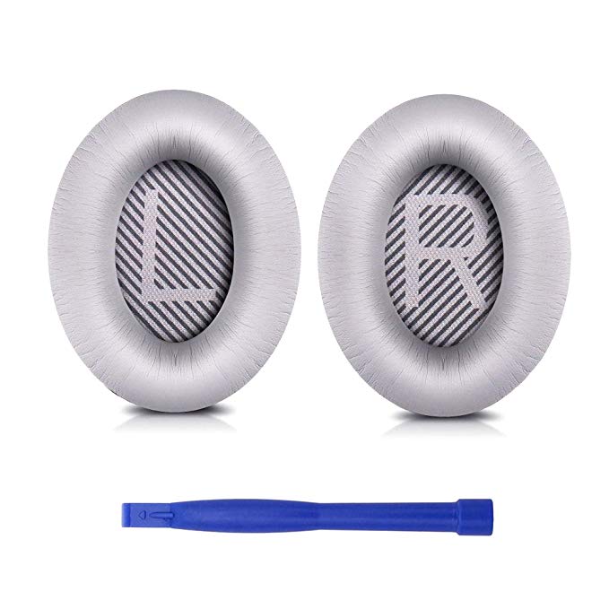 Professional Bose QC35 Ear Pads Cushions Replacement - Earpads Compatible with Bose QuietComfort 35 (QC35) and Quiet Comfort 35 II (QC35 II) Over-Ear Headphones