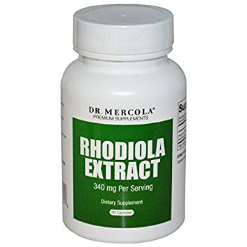 Dr Mercola Rhodiola Extract - 30 Capsules - With Siberian Rhodiola Root Extract - For Improved Exercise Endurance - Premium Dietary Supplement