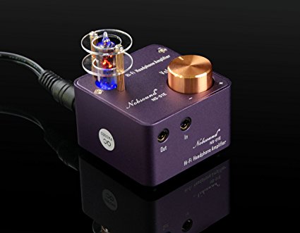Nobsound NS-01E Mini Tube Headphone Amplifier Stereo HiFi Amp Audio Preamp (Purple)