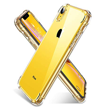 Ainope Case Compatible iPhone XR, [Crystal Clear] Shcok Absorption 4 Corners Protection, Protective Cover Soft Scratch-Resistant TPU Compatible iPhone XR 6.1 inch 2018