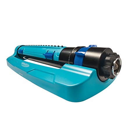 Sun Joe SJI-TLS18 3-Way Oscillation Turbo Oscillation Lawn Sprinkler w/Range, Width, Flow Control