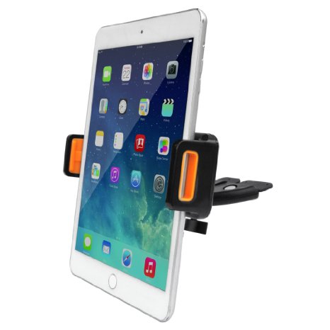 Car Mount Ipow Universal 360degRotation Tablet CD Slot Car Mount Holder Cradle For iPad Mini 4 3 2 1 7 to 9 Inch Mini PadSamsung GALAXY Tabwith Adjustable Padded Grip