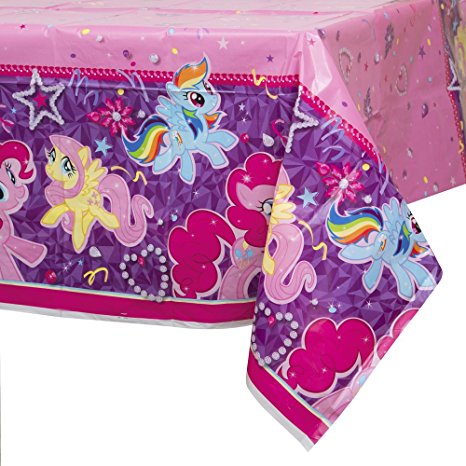 My Little Pony Plastic Tablecloth, 84" x 54"