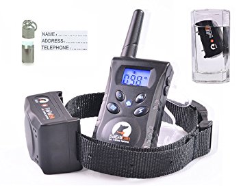 Fannesd Dog Training Collar for Small Medium Large Dogs-500 Yards Rechargeable Remote and Rainproof Receiver 4 Modes [Beep/Vibration/Shock/Flashlight] fit All Size Dog(for 1 dog)