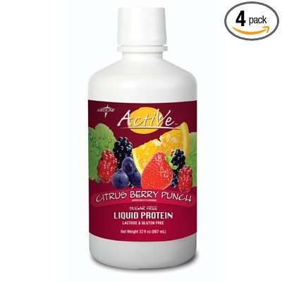 Medline ENT693SFCB Citrus BerryActive Liquid Protein Nutritional Supplement (Case of 4)