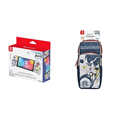 HORI Nintendo Switch Split Pad Pro (Pokemon Legends: Arceus) Ergonomic Controller & Nintendo Switch Adventure Pack (Pokemon Legends: Arceus) Switch & Switch Lite Shoulder Bag Travel Case