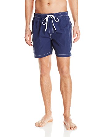 Dockers Men's Solid Cargo Swim Trunk