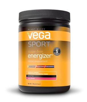 Vega Sport Sugar-Free Energizer, Acai Berry, Tub, 4.5oz