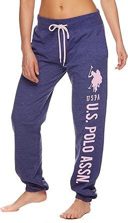 U.S. Polo Assn. Essentials Womens Sweatpants Joggers - French Terry Sweatpants - Womens Loungewear