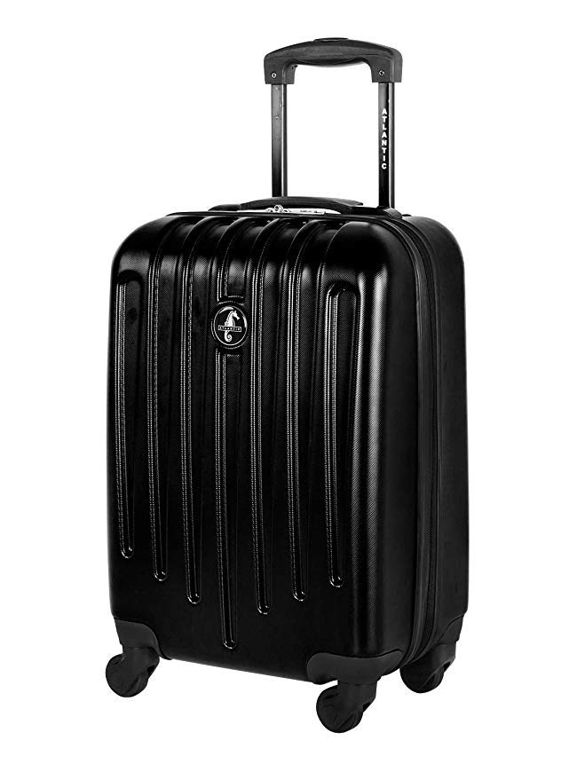 Atlantic Aero Glide Hardside Spinner United States Carry-on Luggage 21.5-Inch, Black