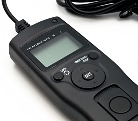 Qumox Shutter Release Timer Remote Control for Canon 1D 1Ds 5D Mark 2 Mark 3 II III 6D