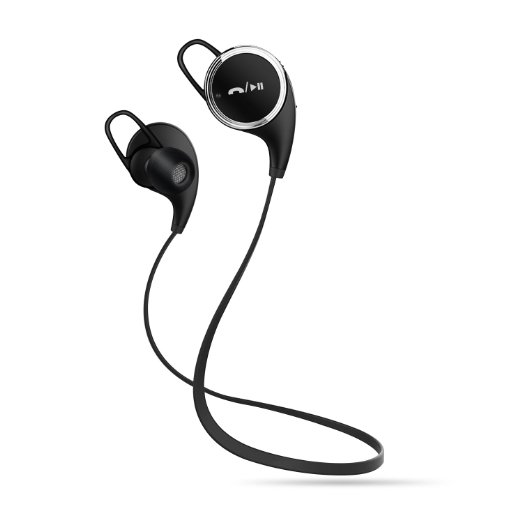 Bluetooth Headset Wireless Bluetooth Headphone In-ear Sport Headphone Sweatproof Bluetooth Ear Buds Great Sound with Solid Bass for iPhone 6 Plus 6 5 4 Galaxy S6 S5 and Android Phones