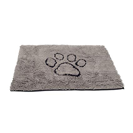 Dog Gone Smart Dirty Dog Doormat, Medium, Grey