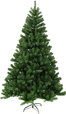 ALEKO CT71H12 Artificial Holiday Christmas Tree Premium Pine with Stand 6 Foot Green