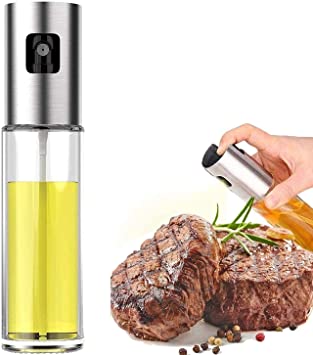 Oil Sprayer for Cooking, Olive Oil Sprayer, Olive Oil Spray Bottle, Olive Oil Spray for Salad, BBQ, Kitchen Baking, Roasting