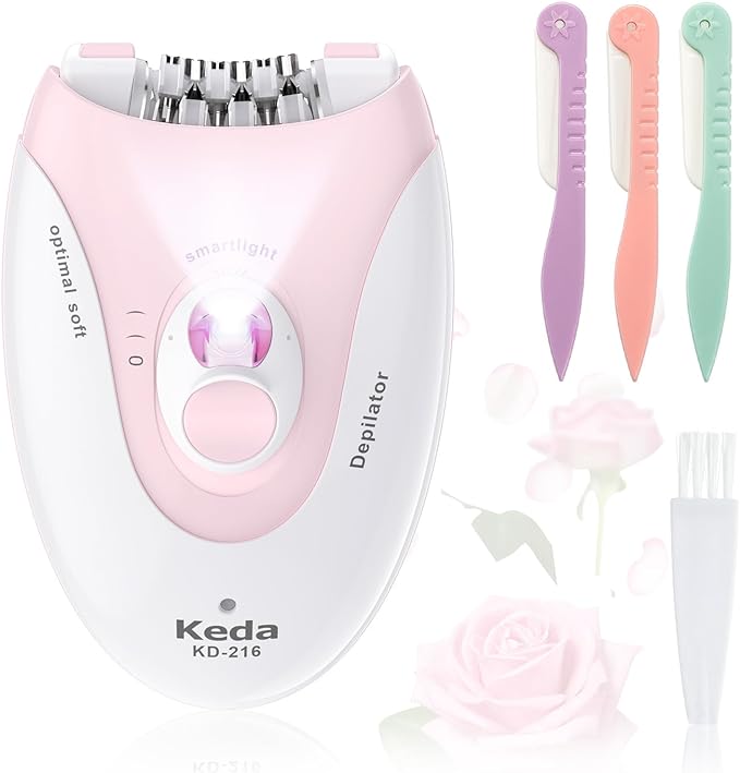 Epilator, Epilator for Women 2 Speed Setting, 36 Tweezers Facial Epilator Smooth Glide Epilator for Women Face Epilator, Facial Hair Removal Epilator Hair Remover for Women Face Legs Bikini Arms Legs