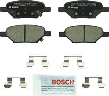 Bosch BC1033 QuietCast Premium Ceramic Disc Brake Pad Set For Chevrolet: 05-09 Cobalt, 08-10 HHR, 04-12 Malibu; Pontiac: 07-10 G5, 05-10 G6, 2006 Pursuit; Saturn: 07-09 Aura, 04-07 Ion; Rear