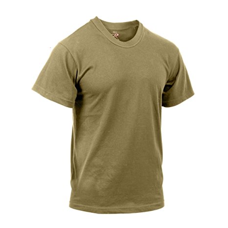 Rothco AR 670-1 Compliant Coyote Brown Military T-Shirt 3-Pack