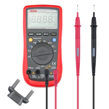 Etekcity MSR-U1000 Autoranging Digital Multimeter  DMM with Non-contact Voltage Detector Red