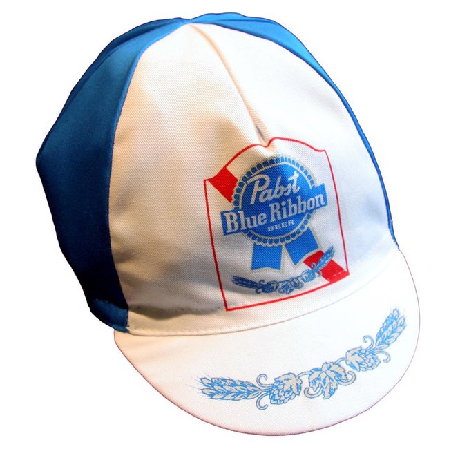 Bella Capo Cycling Cap Pabst Blue Ribbon.