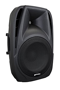 Gemini ES Series ES-15TOGO Professional Audio DJ 15-inch Woofer Active Battery Powered PA Loudspeaker with 2 Wireless Microphones, Bluetooth Compatible