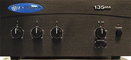 Crown 135MA Mixer Amplifier 35 Watts 70-100 Volts or 8 Ohm 3 Inputs Commercial Audio Series