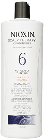 Nioxin Scalp Therapy Conditioner for Medium or Coarse Hair System 6 Natural Hair, 33.8 Ounce