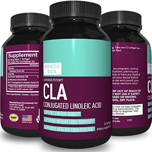 Pure CLA Safflower Oil for Weight Loss Capsules - Conjugated Linoleic Acid Supplement for Belly Fat Loss   Immunity   Energy   Metabolism - Lose Weight Fast - Natural Diet Pills for Men & Women