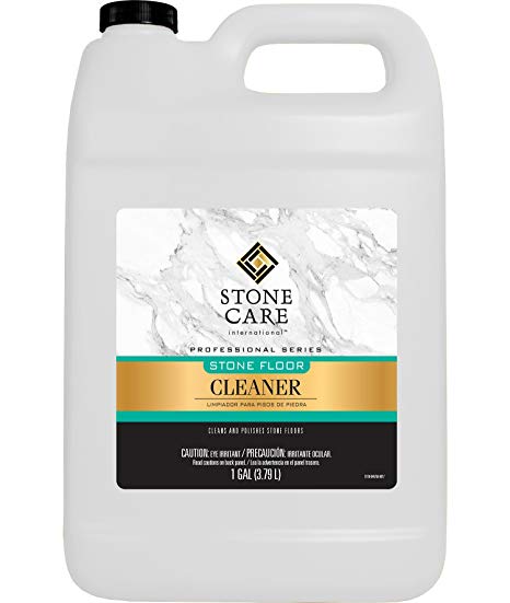 Stone Floor Cleaner - 128 Ounce - Stone Care International - Sealed Granite Laminate Marble Quartz Travertine Limestone Slate Tile etc