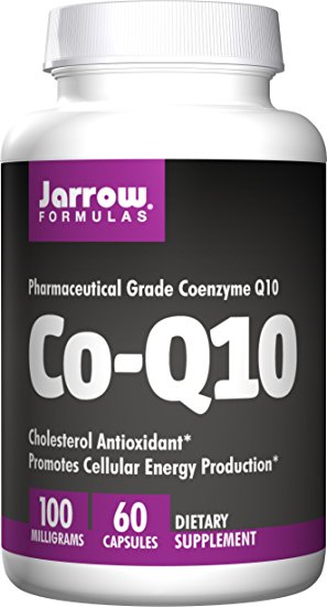 Jarrow Formulas Co-Q10,  Promotes Cellular  Energy Production, 100 mg, 60 Caps