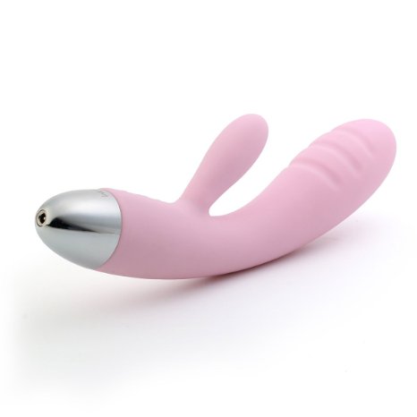 SVAKOM 100% Waterproof Sex Toys G Spot Vibrator Ladies Sexual Toys Barbara with Special Threaded Head Design (Pale Pink)