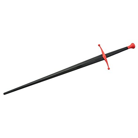 Red Dragon Armoury Synthetic Sparring Longsword - Black Blade with Red Hilt