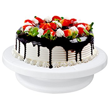Cake Turntable 360 Degree Rotating Cake Stand Decorating Turntable by Acerich