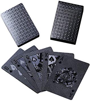 Bestmaple Durable Waterproof Luxury 24K Gold Foil Poker Playing Cards Deck Carta de Baralho with Box Good Gift Idea