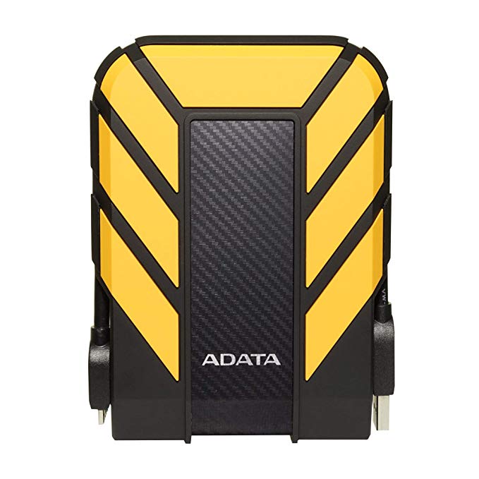 ADATA HD710 Pro 1TB USB 3.1 IP68 Waterproof/Shockproof/Dustproof Ruggedized External Hard Drive, Yellow (AHD710P-1TU31-CYL)