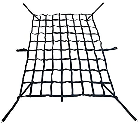 LT Sport 6.5ft Bed Pickup Truck Cargo Net Universal Off Road Roof Top Mesh Cover
