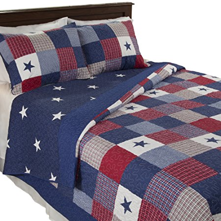 Lavish Home Caroline 2 Piece Quilt Set - Twin