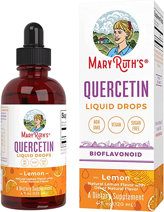 Quercetin | Sugar Free | Liquid Quercetin 500mg Immune Support for Adults & Kids | Inflammation Support Supplement | Immune Defense | Cellular Health | Vegan | Non-GMO | Gluten Free | 4 Fl Oz