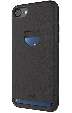 iPhone 7 Wallet Card Case, ProCase Slim Cover Protective Case with Card Slot Holder for Apple iPhone 7 4.7 Inch 2016 -Black