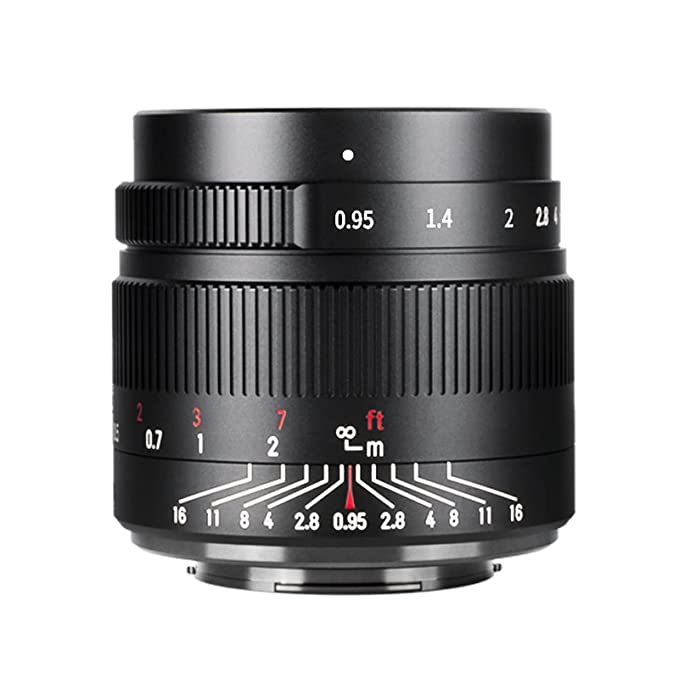 7artisans 35mm f0.95 Large Aperture APS-C Mirrorless Cameras Lens Compact for Fuji X-T1 X-T2 X-T3 X-T20 X-T30 X-E1 X-E2 X-E3