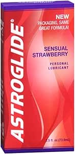 Astroglide Personal Lubricant Sensual Strawberry 2.50 oz (Pack of 3)