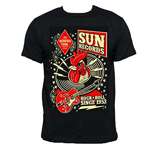 Sun Records Steady Rockabilly Hop Mens T-Shirt