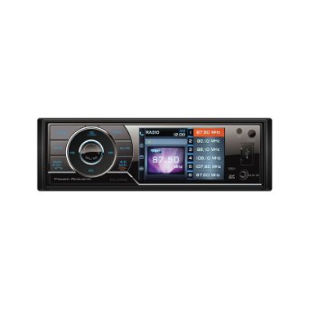 POWER ACOUSTIK PD-344B In-Dash Single DIN DVD AM/FM Receiver with 3.4-Inch LCD HD Monitor, Bluetooth and USB/SD Input