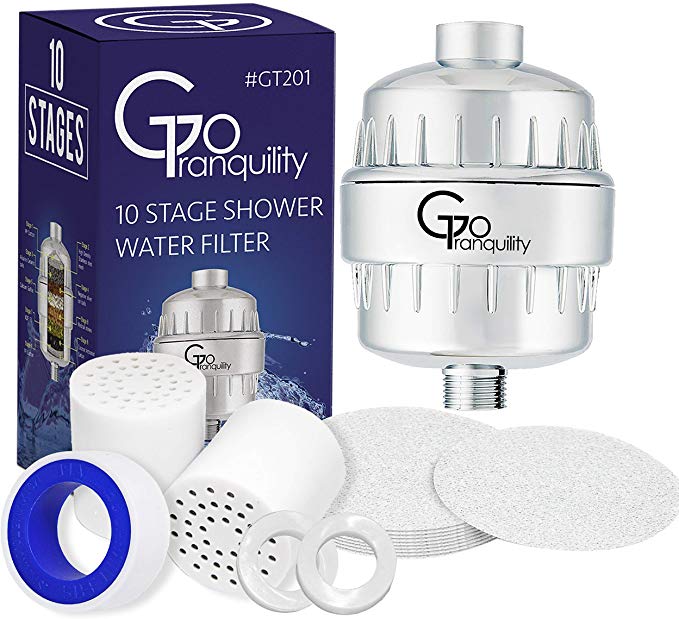 Shower Head Chlorine Filter & Hard Water Softener To Prevent Hair & Skin Dryness Universal Showerhead System 2020