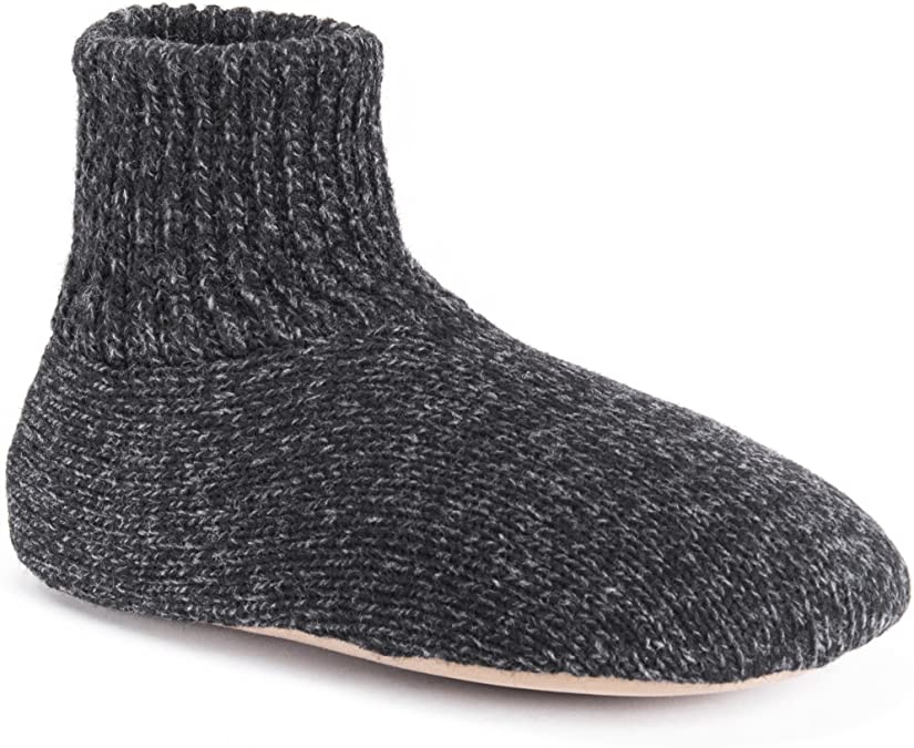 MUK LUKS Men's Morty Slippers Sock