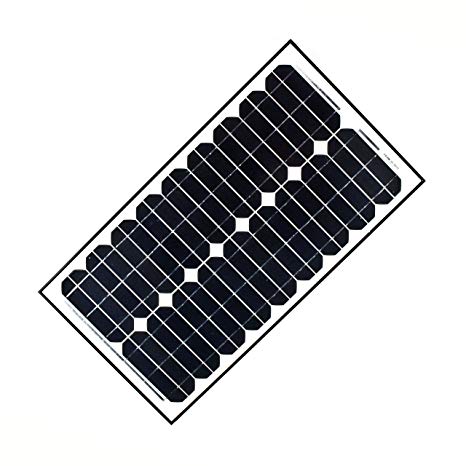 ALEKO SP30W24V 30 Watt 24 Volt Monocrystalline Solar Panel for Gate Opener Pool Garden Driveway