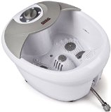 All in one foot spa bath massager w heat HF vibration infrared O2 bubbles MS0809M