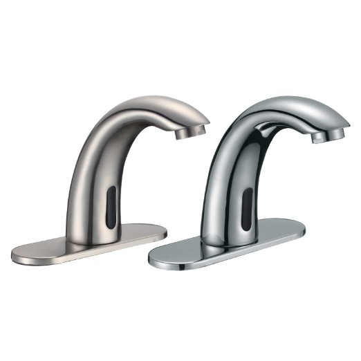 FREUER Magia Collection: Automatic Touchless Sensor Faucet, Brushed Nickel