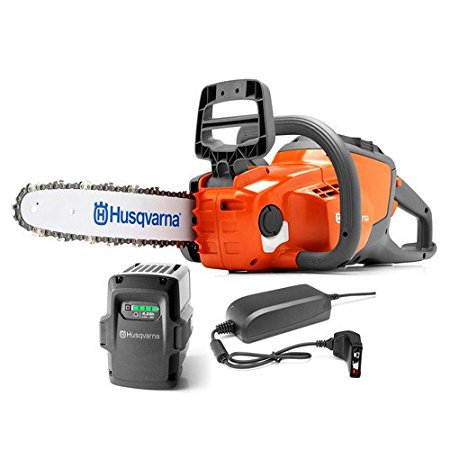 Husqvarna 967276602 40V Cordless Lithium-Ion 12 in. Chainsaw with Battery and Charger